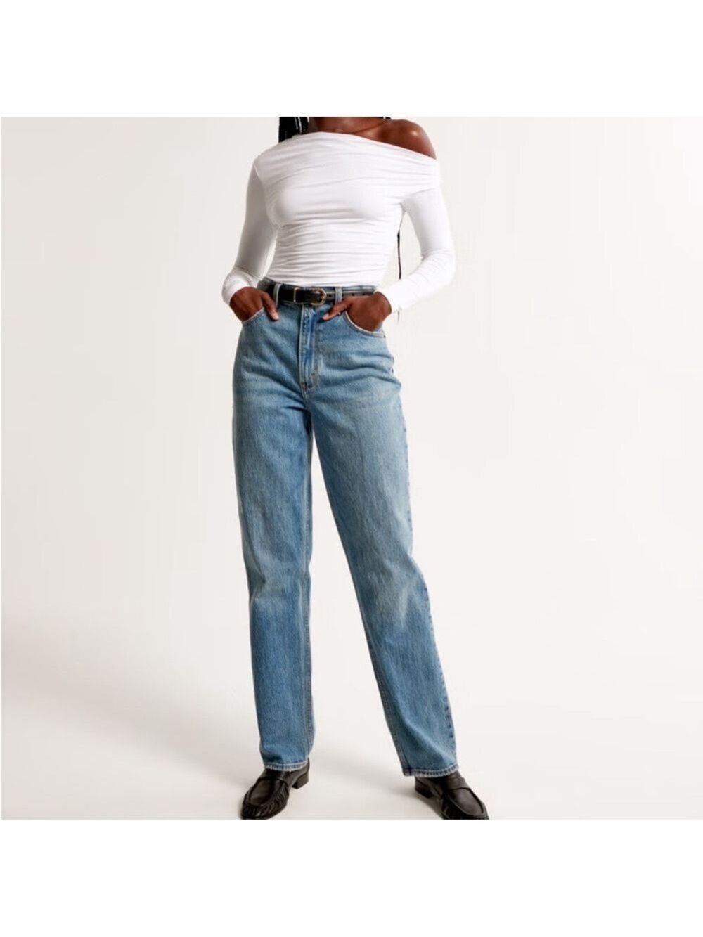 Abercrombie & Fitch The 90’s Straight Ultra High Rise Jeans Size 24/00L